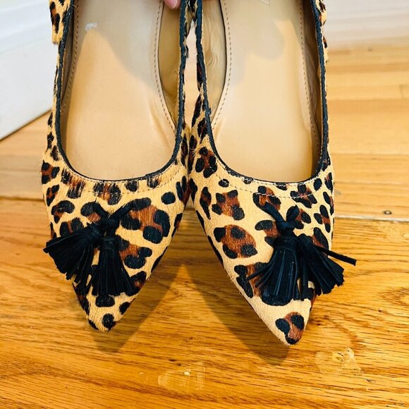 J. Crew Leopard Print Women's Flats Shoes Size 8.5 - Picture 9 of 10